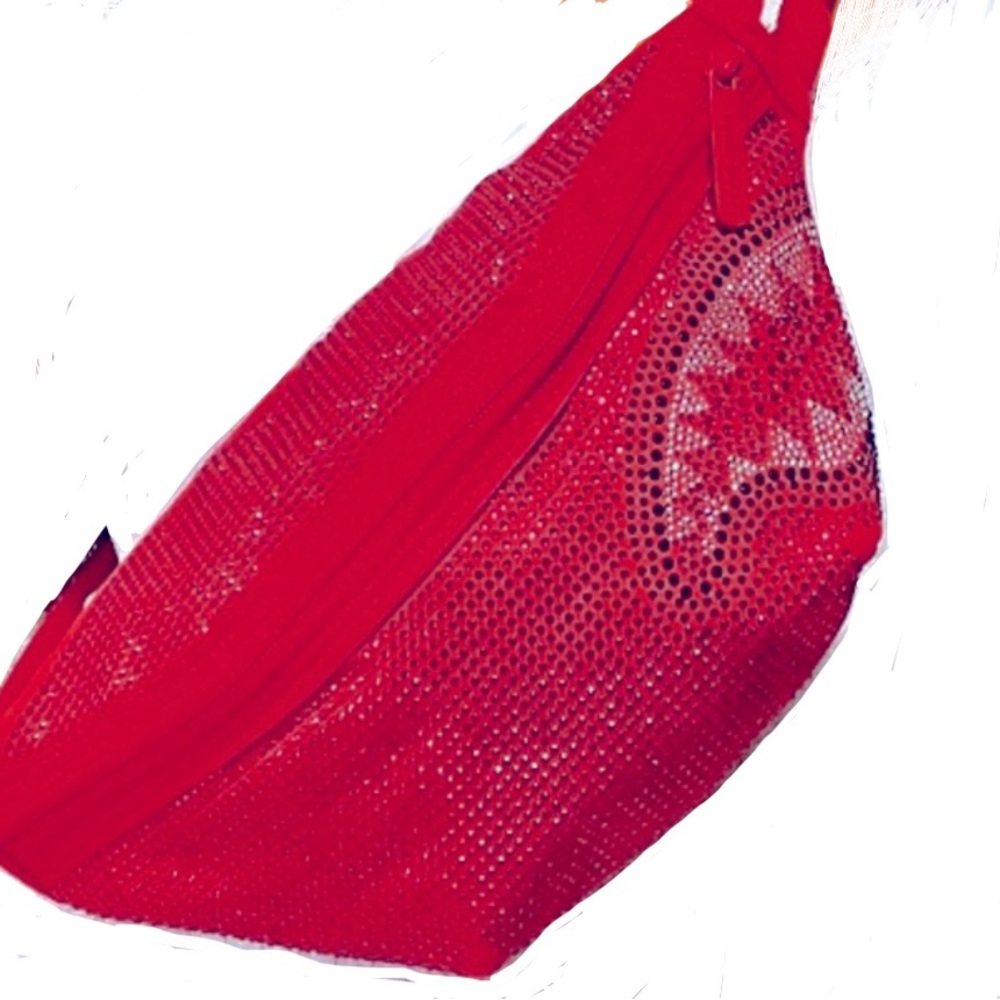 Sprayground Red Faux Crystal TRINITY BLING  Crossbody - Picture 2 of 14